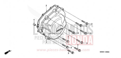 GENERATOR COVER CBR600F4 de 2004